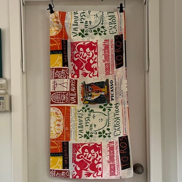 Vintage Pacific Miracale Picasso King Pillowcase Set Mid Century Modern Art - Picture 2 of 9